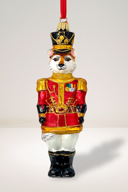 KRG Fox Polish Glass Ornament 
