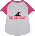Load image into Gallery viewer, Something Wicked This Way Comes Pet Raglan Shirt
