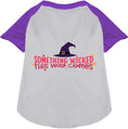 Load image into Gallery viewer, Something Wicked This Way Comes Pet Raglan Shirt
