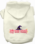 Load image into Gallery viewer, Something Wicked This Way Comes Halloween Pet Hoodie
