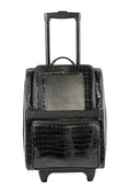 Load image into Gallery viewer, Rio Bag On Wheels - Black Croco
