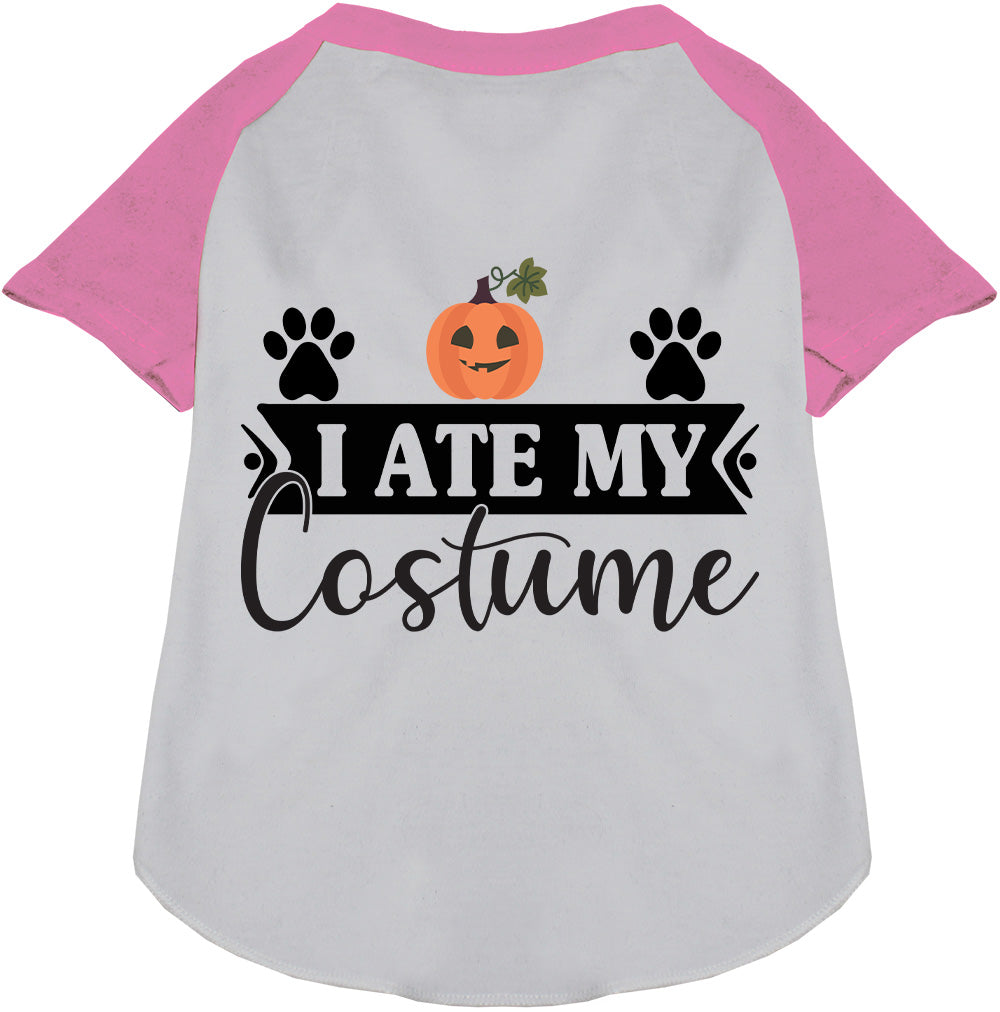 I Ate My Costume Pet Raglan Shirt