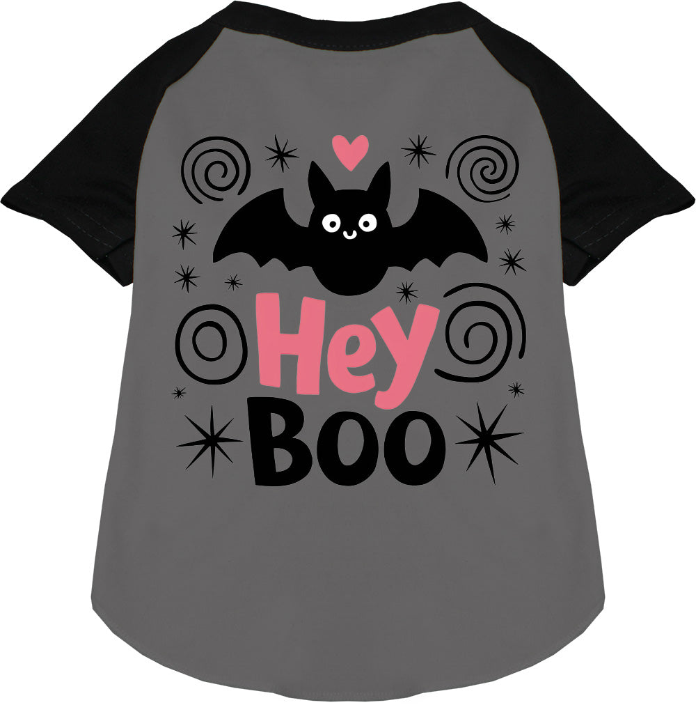 Hey Boo! Pet Raglan Shirt
