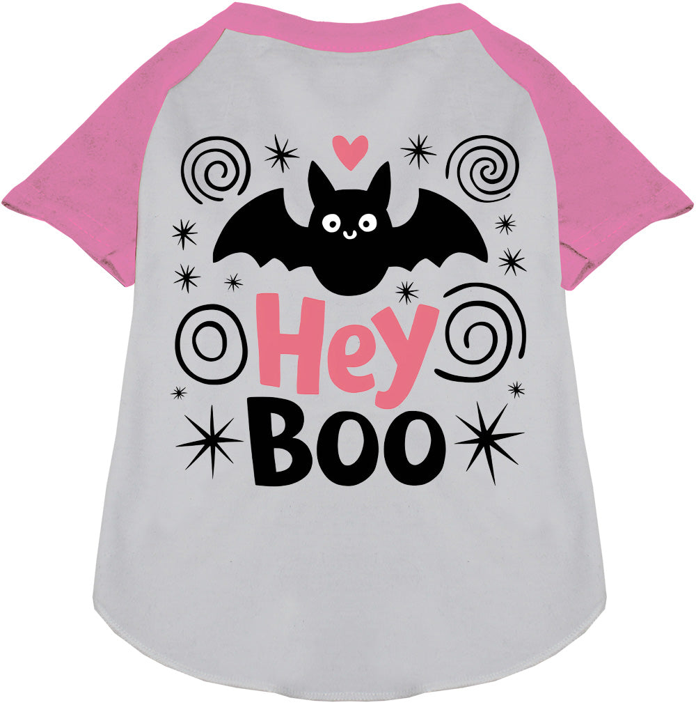 Hey Boo! Pet Raglan Shirt
