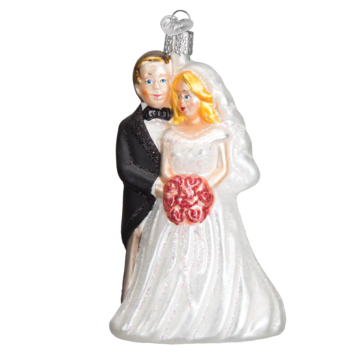 Bridal Couple Ornament - Southlake Paws