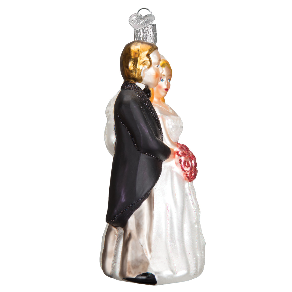 Bridal Couple Ornament - Southlake Paws