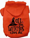 Load image into Gallery viewer, All the Witches Love Me! Pet Hoodie
