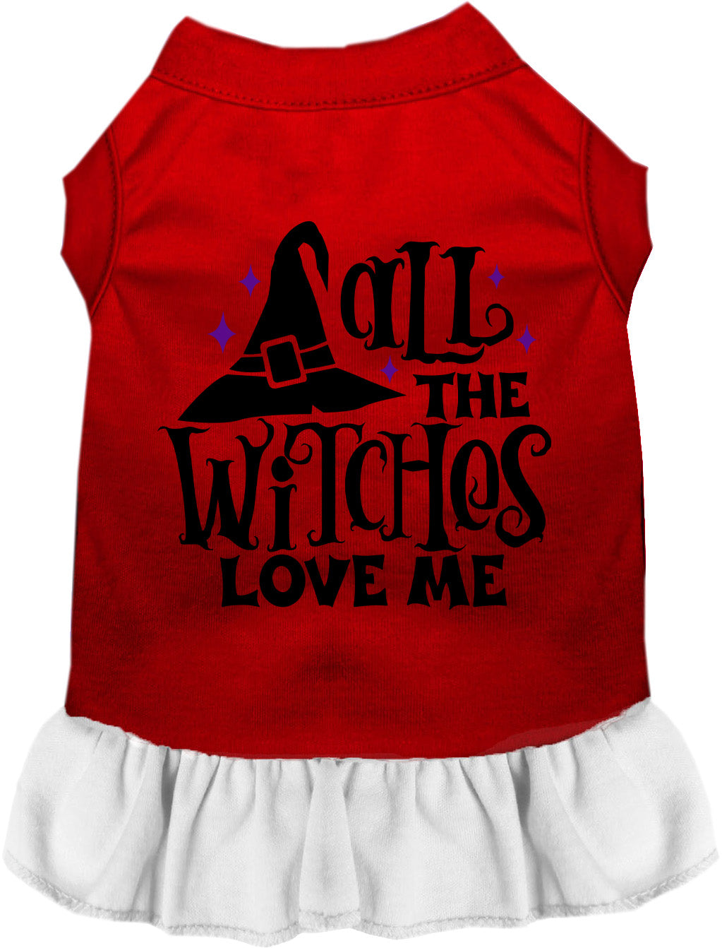 All the Witches Love Me Halloween Pet Dress