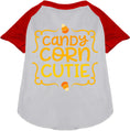 Load image into Gallery viewer, Candy Corn Cutie Pet Raglan Shirt
