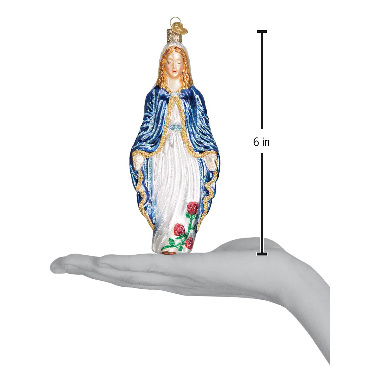 Virgin Mary Ornament - Southlake Paws