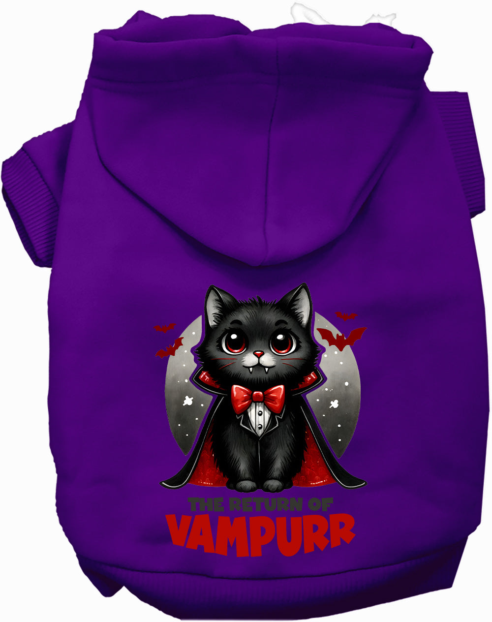 Vampurr Halloween Pet Hoodie
