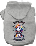 Load image into Gallery viewer, 50 Percent Vampire and Unicorn Halloween Pet Hoodie
