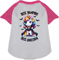 Load image into Gallery viewer, 50 Percent Vamp and Uni Pet Raglan Shirt

