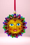 Load image into Gallery viewer, Sedona Red Sun Glass Ornament (R) - Southlake Paws

