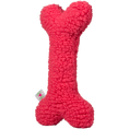 Load image into Gallery viewer, Plush Dog Toy Premium HuggleCause™, Living Beyond Breast Cancer, HuggleFleece® Pink Bones
