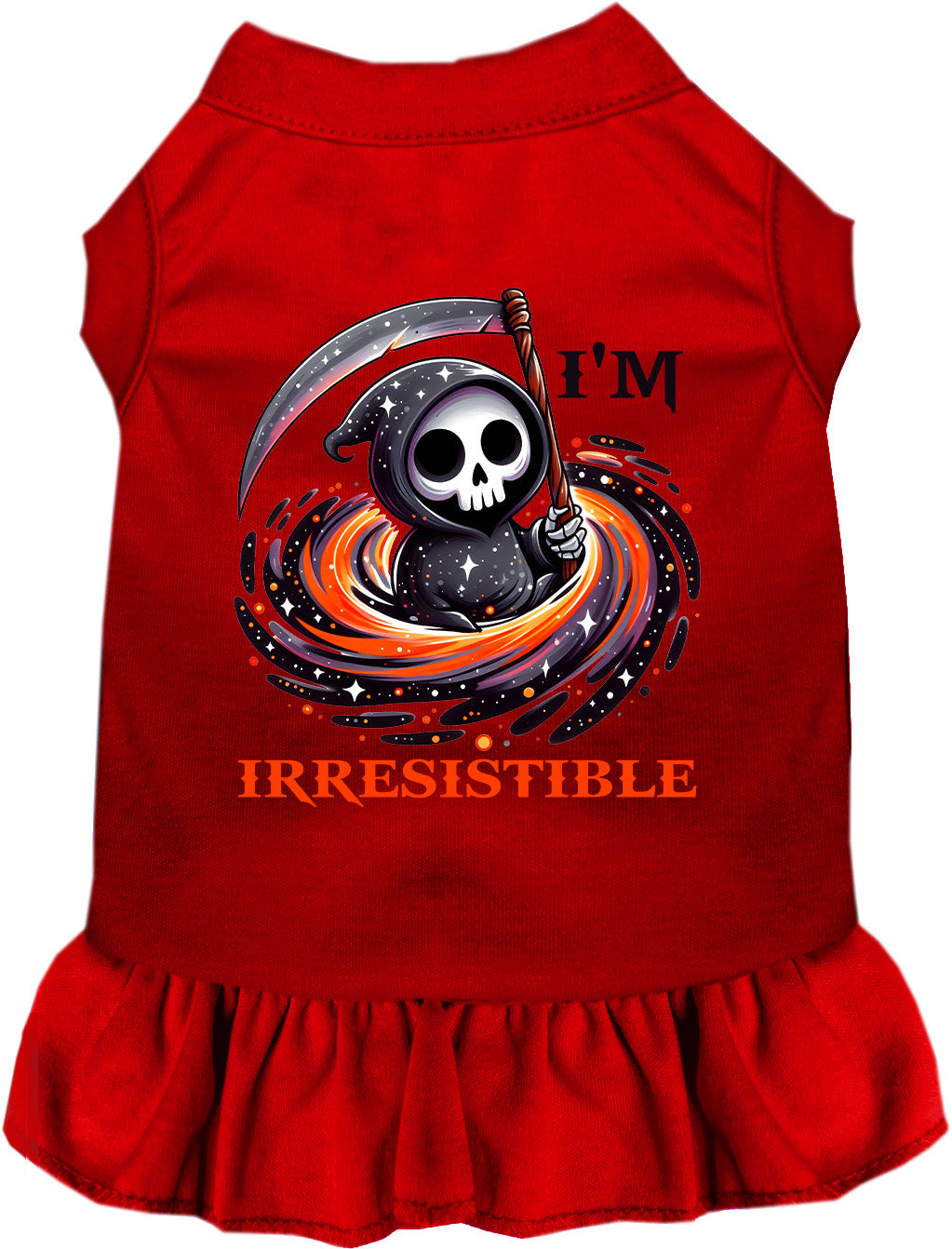 Irresistible Death Halloween Pet Dress