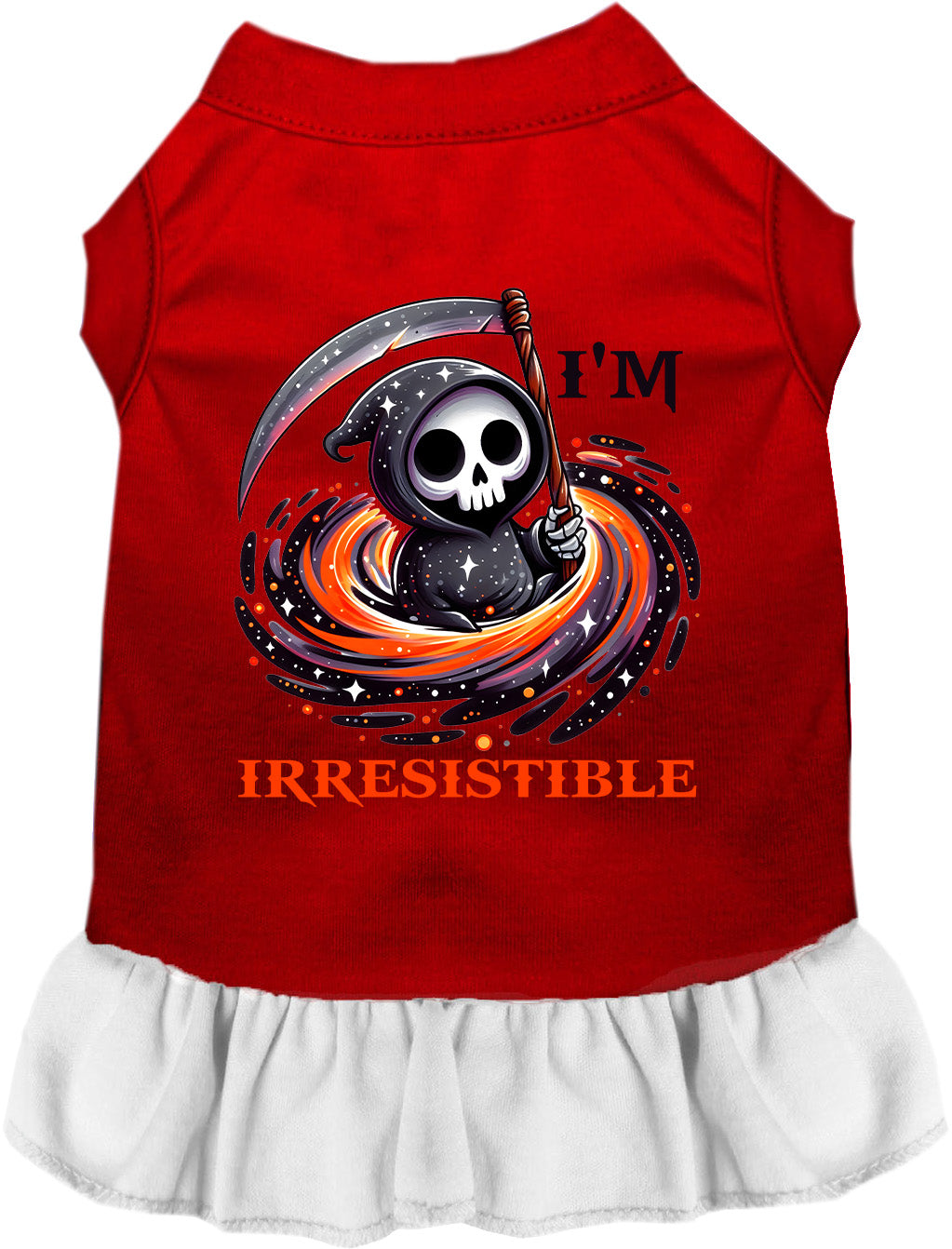 Irresistible Death Halloween Pet Dress