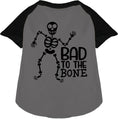 Load image into Gallery viewer, Bad to the Bone Pet Raglan Shirt
