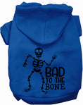 Load image into Gallery viewer, Bad to the Bone Halloween Pet Hoodie

