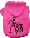 Load image into Gallery viewer, Bad to the Bone Halloween Pet Hoodie
