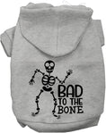 Load image into Gallery viewer, Bad to the Bone Halloween Pet Hoodie
