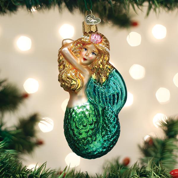 Seashell Mermaid Ornament - Southlake Paws