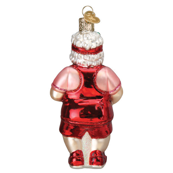 Pickleball Mrs. Claus Ornament - Southlake Paws