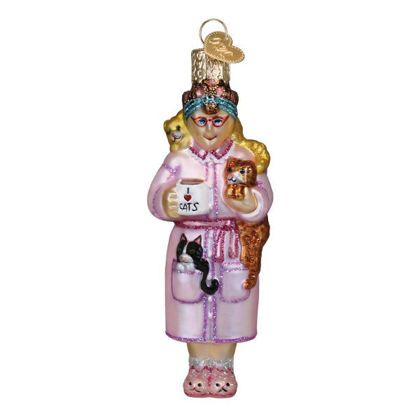 Cat Lady Ornament - Southlake Paws