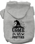Load image into Gallery viewer, Come In My Pretties Halloween Pet Hoodie
