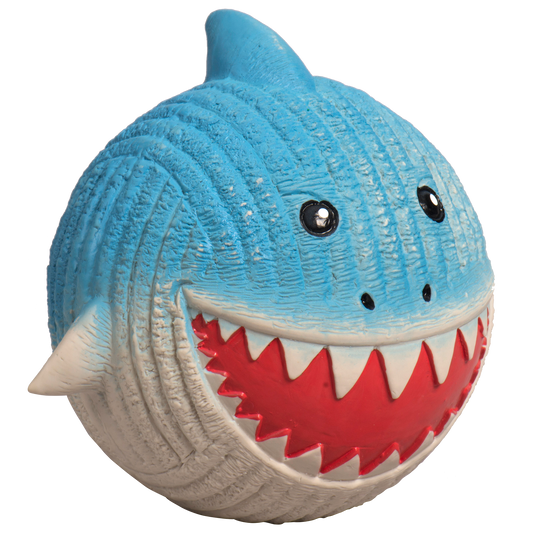 Finn the Shark Ruff-Tex® Latex Ball Dog Toy, Large - image 2
