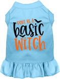 Load image into Gallery viewer, Don't Be a Basic Witch Halloween Pet Dress
