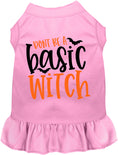 Load image into Gallery viewer, Don't Be a Basic Witch Halloween Pet Dress
