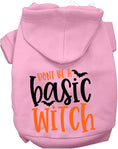 Load image into Gallery viewer, Don't Be a Basic Witch Halloween Pet Hoodie
