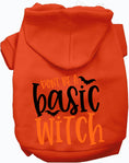 Load image into Gallery viewer, Don't Be a Basic Witch Halloween Pet Hoodie

