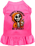 Load image into Gallery viewer, Don't Worry, Be Spooky Halloween Pet Dress

