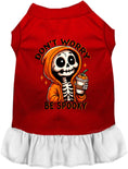 Load image into Gallery viewer, Don't Worry, Be Spooky Halloween Pet Dress
