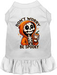 Load image into Gallery viewer, Don't Worry, Be Spooky Halloween Pet Dress
