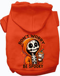 Load image into Gallery viewer, Don't Worry, Be Spooky Halloween Pet Hoodie
