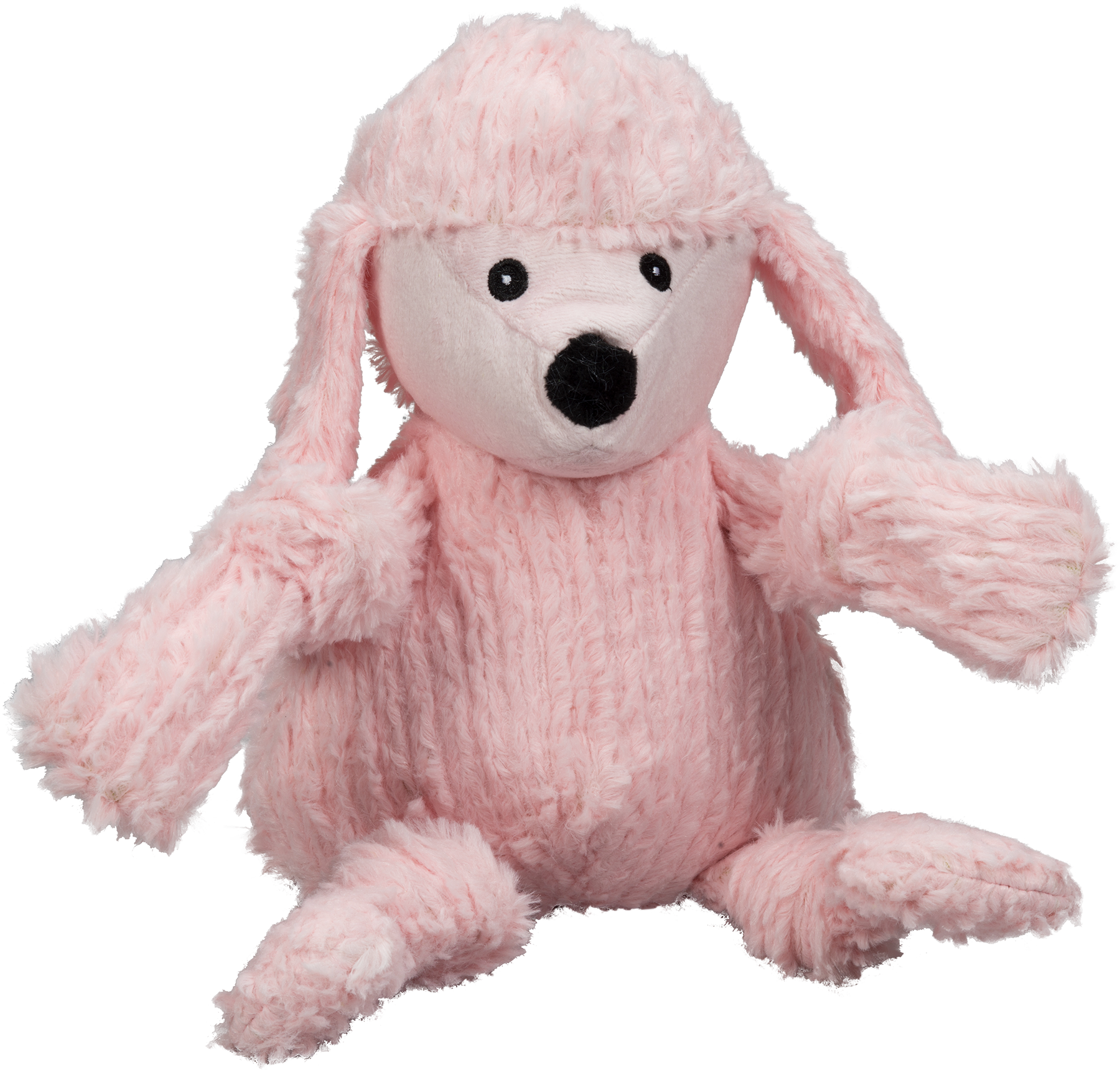 Diva Pink Poodle Knottie® Plush Dog Toy - image 2