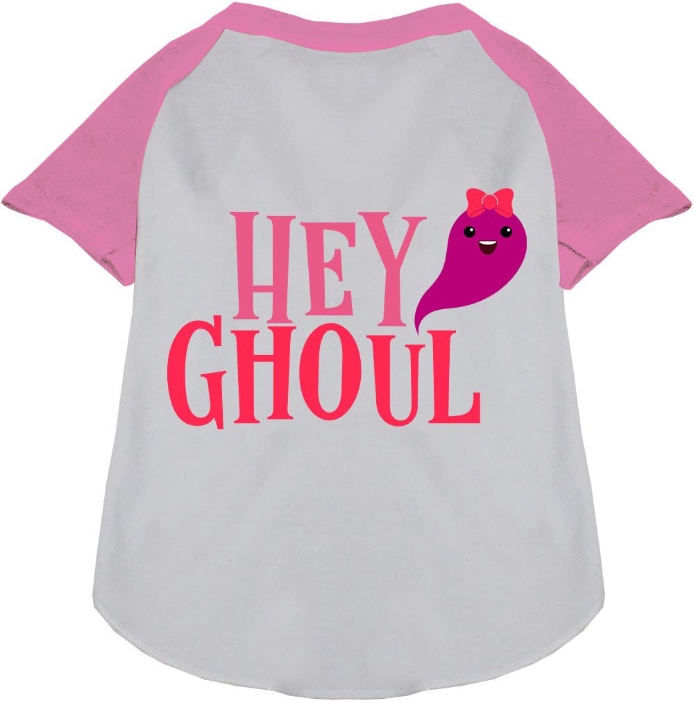 Hey Ghoul Pet Raglan Shirt