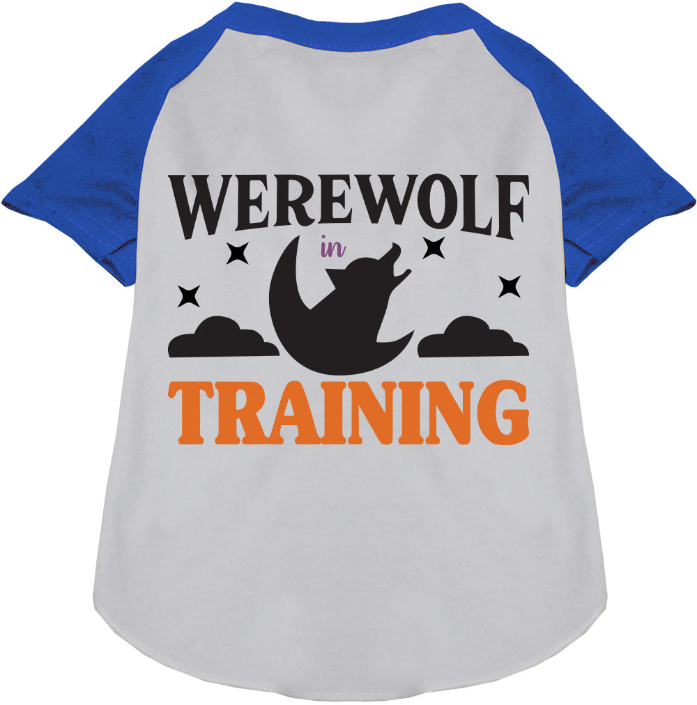 Werewolf in Training Pet Raglan Shirt