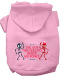 Load image into Gallery viewer, Inside My Bones Halloween Pet Hoodie

