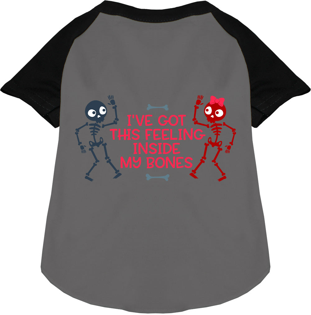 Inside My Bones Pet Raglan Shirt