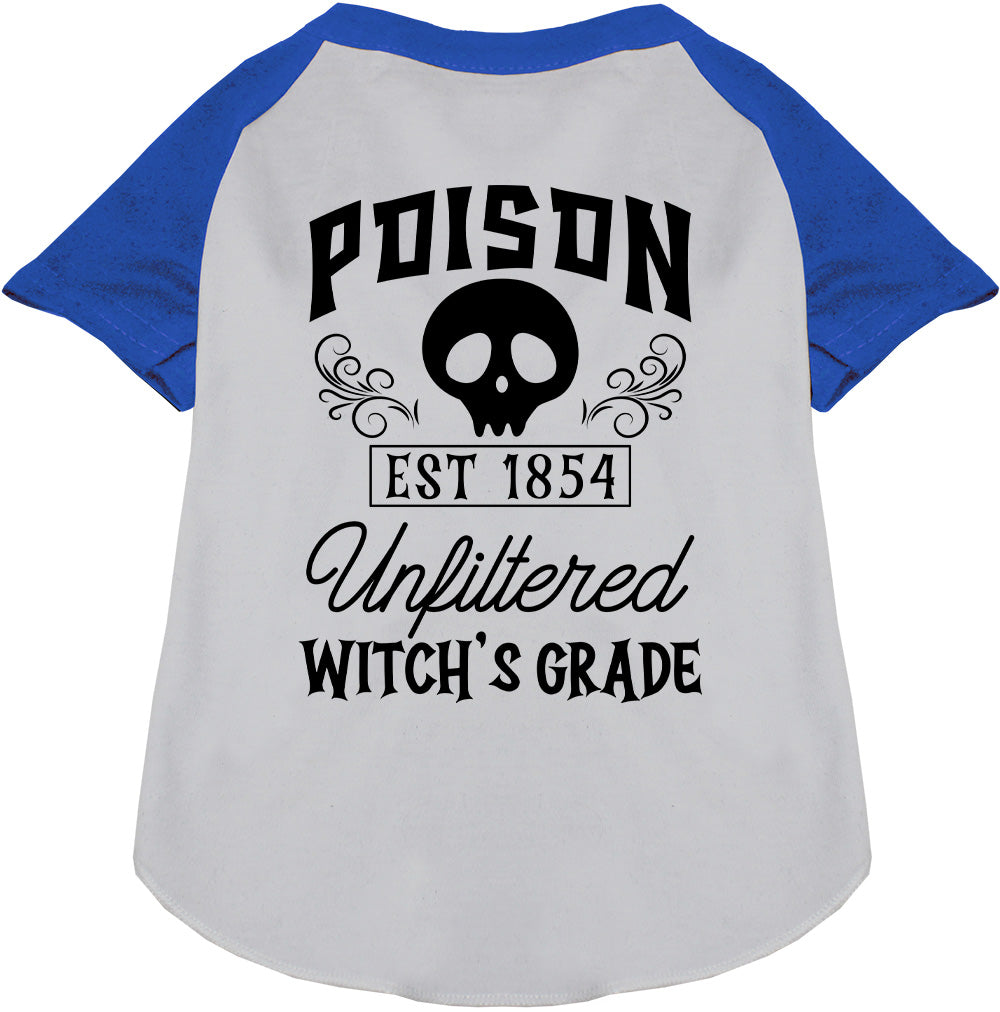 Poison Bottle Costume Pet Raglan Shirt