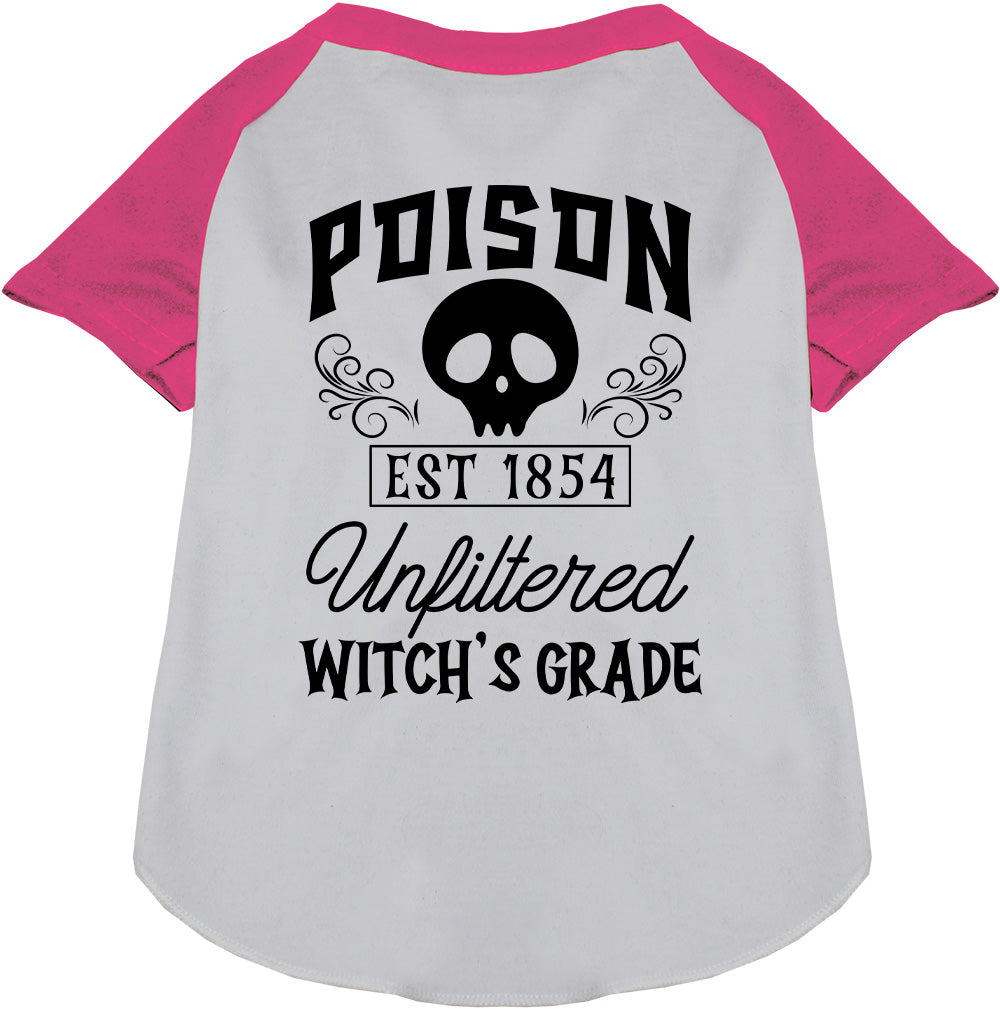 Poison Bottle Costume Pet Raglan Shirt