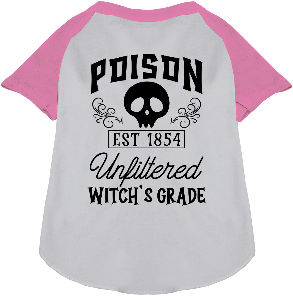Poison Bottle Costume Pet Raglan Shirt