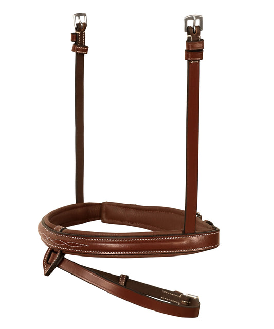 Replacement Noseband of ExionPro Designer Stitched Mono Crown Piece Snaffle Bridle