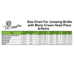 Replacement Crownpiece of ExionPro Designer Stitched Mono Crown Piece Snaffle Bridle