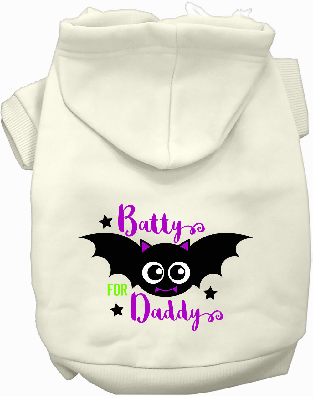 Batty for Daddy Halloween Pet Hoodie