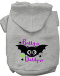 Load image into Gallery viewer, Batty for Daddy Halloween Pet Hoodie
